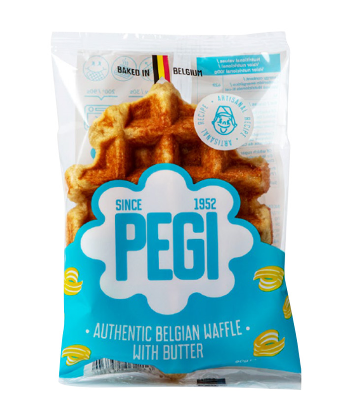 PEGI BUTTER WAFFLES 90GR X20