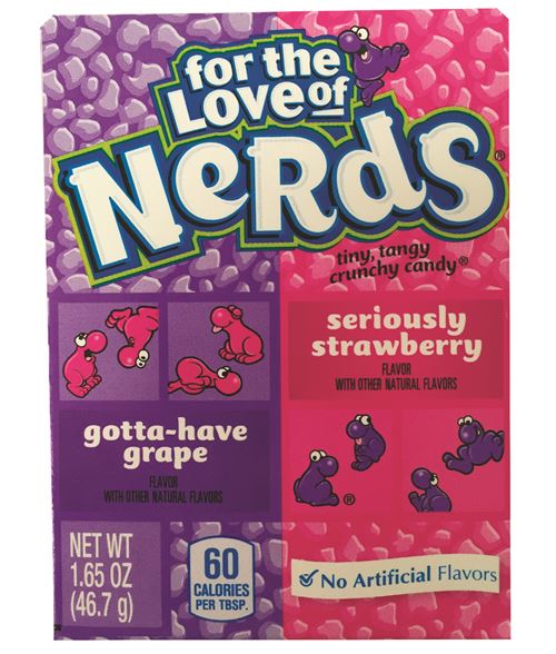 NERDS GRAPE STRAW.46,7GR X36