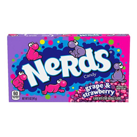 NERDS GRAPE STRAW. THEATRE 142GR X12