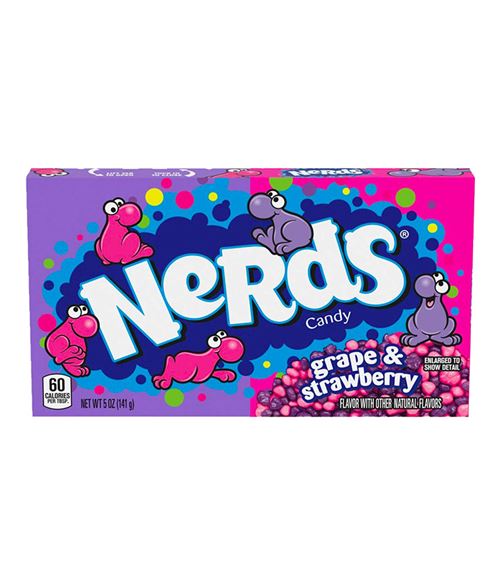 NERDS GRAPE STRAW. THEATRE 142GR X12