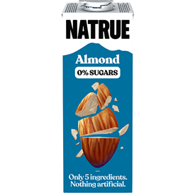 NATRUE ALMOND 0 SUGARS 1L X6